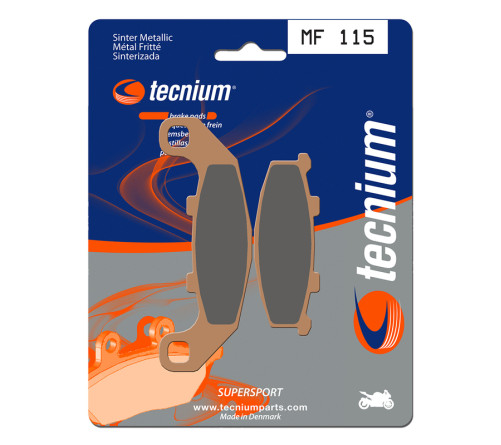 Plaquettes de frein TECNIUM Performance métal fritté - MF115 - 1022718