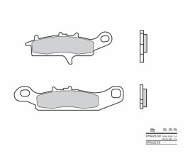 Plaquettes de frein BREMBO Off-Road métal fritté - 07KA25SD