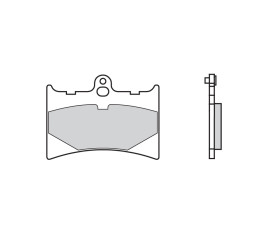 Plaquettes de frein BREMBO route/sport métal fritté - 07GR56SR