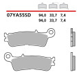 Plaquettes de frein BREMBO métal fritté - 07YA55SD