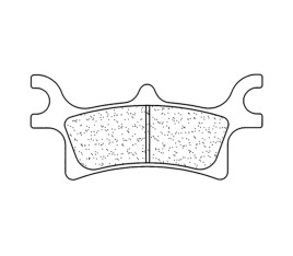 Plaquettes de frein CL BRAKES Quad métal fritté - 1165ATV1 - 1034728