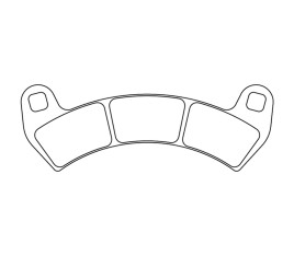 Plaquettes de frein CL BRAKES Quad métal fritté - 1247ATV1 - 1048288