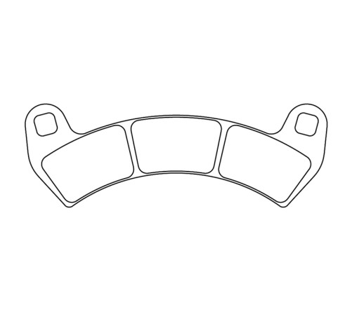 Plaquettes de frein CL BRAKES Quad métal fritté - 1247ATV1 - 1048288