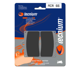 Plaquettes de frein TECNIUM Racing métal fritté carbone - MCR66