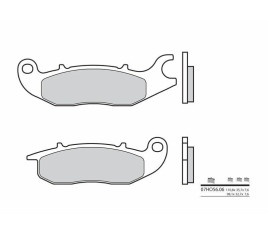 Plaquettes de frein BREMBO route carbone céramique - 07HO5606 - 1036043