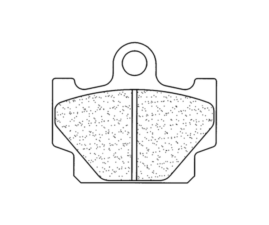 Plaquettes de frein CL BRAKES route métal fritté - 2802A3+