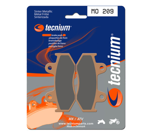 Plaquettes de frein TECNIUM MX/Quad métal fritté - MO209 - 1022856