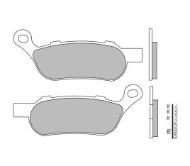 Plaquettes de frein BREMBO route métal fritté - 07HD07SP - 1035941