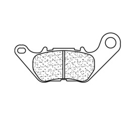 Plaquettes de frein CL BRAKES Route métal fritté - 1241RX3 - 1048284