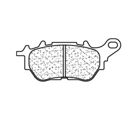 Plaquettes de frein CL BRAKES Route métal fritté - 1241RX3