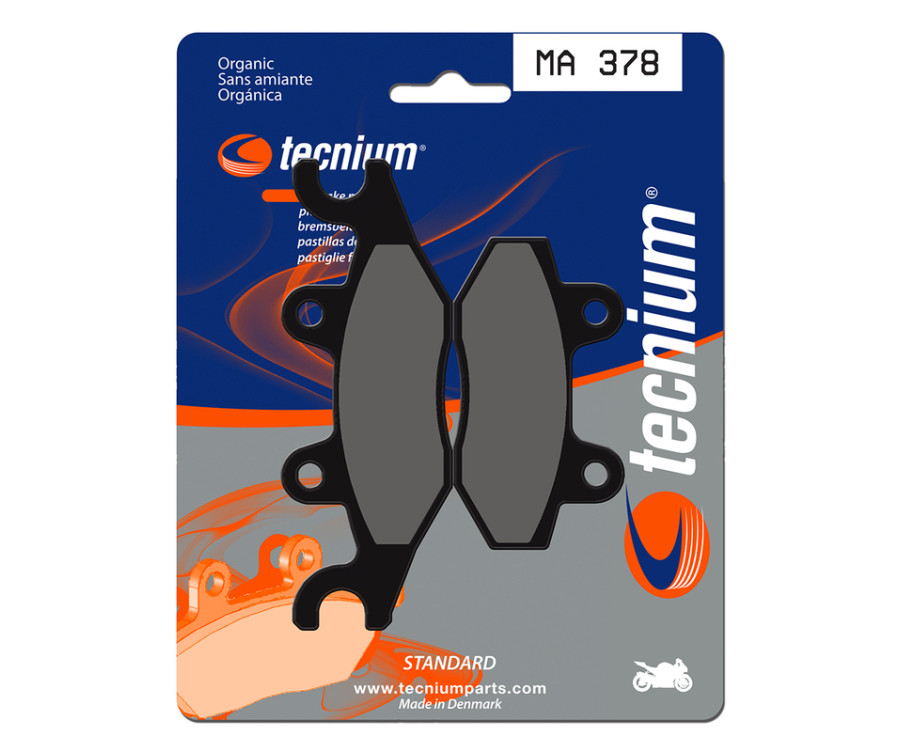 Plaquettes de frein TECNIUM route organique - MA378