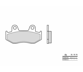 Plaquettes de frein BREMBO Scooter métal fritté - 07038XS - 1035734