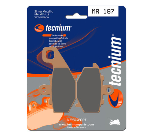 Plaquettes de frein TECNIUM Performance métal fritté - MR187 - 1023052