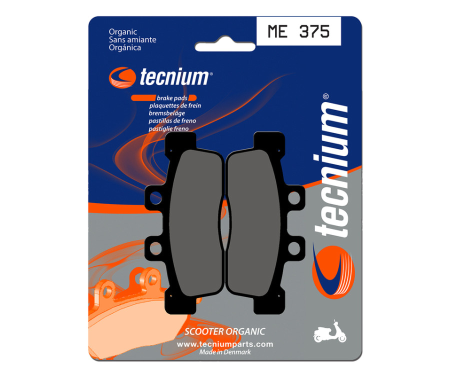 Plaquettes de frein TECNIUM Scooter organique - ME375