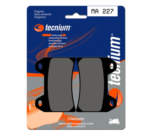 Plaquettes de frein TECNIUM route organique - MA227 - 1022427