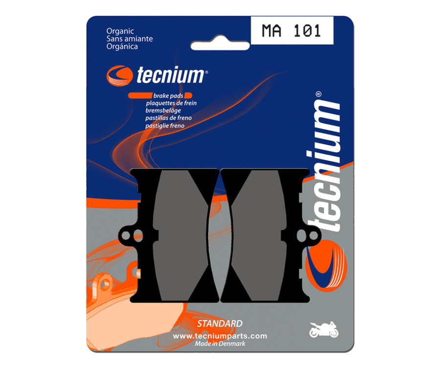 Plaquettes de frein TECNIUM route organique - MA101