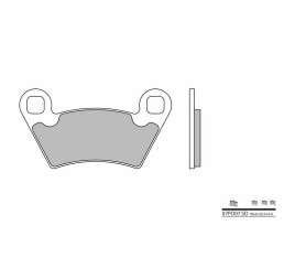 Plaquettes de frein BREMBO Off-Road métal fritté - 07PO07SD