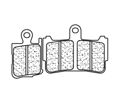 Plaquettes de frein CL BRAKES route métal fritté - 1216A3+ - 1034760