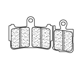 Plaquettes de frein CL BRAKES route métal fritté - 1216A3+