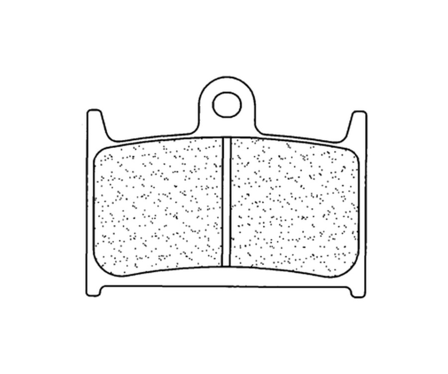 Plaquettes de frein CL BRAKES Racing métal fritté - 2246C60