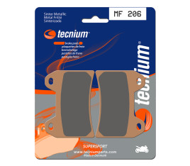 Plaquettes de frein TECNIUM Performance métal fritté - MF206 - 1022750