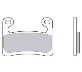 Plaquettes de frein BREMBO route métal fritté - 07GR90SA