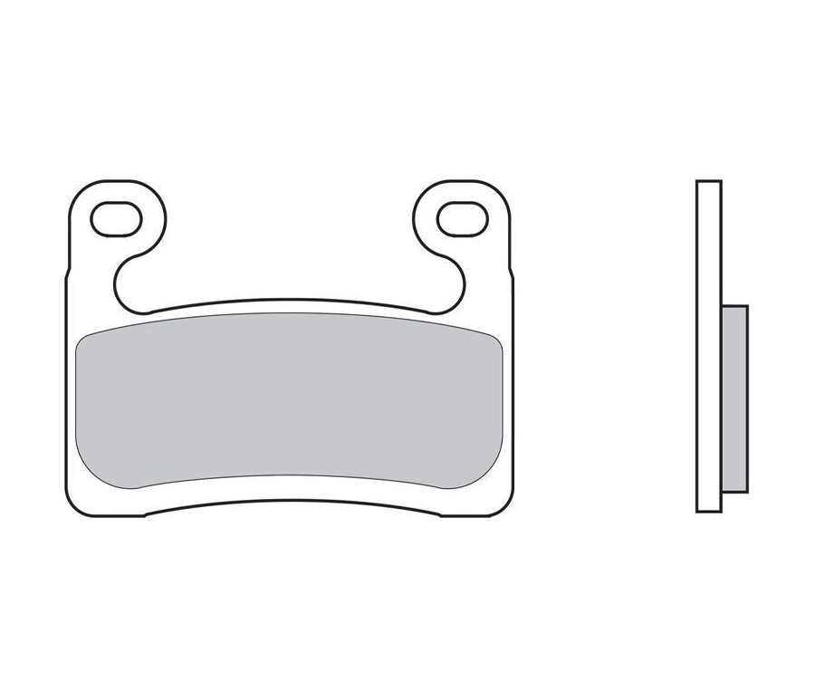 Plaquettes de frein BREMBO route métal fritté - 07GR90SA