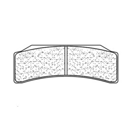 Plaquettes de frein CL BRAKES Racing métal fritté - 1251C60 - 1122650