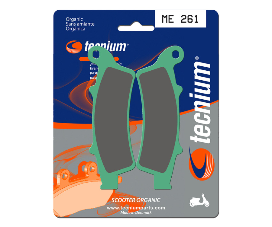 Plaquettes de frein TECNIUM Scooter organique - ME261