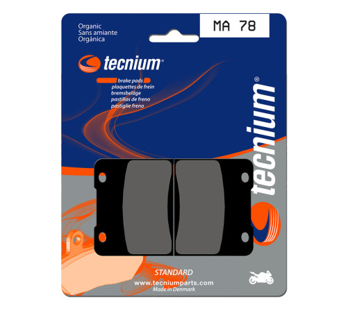 Plaquettes de frein TECNIUM route organique - MA78 - 1022546