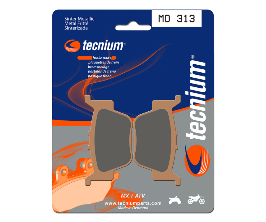 Plaquettes de frein TECNIUM MX/Quad métal fritté - MO313