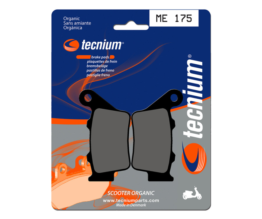 Plaquettes de frein TECNIUM Scooter organique - ME175