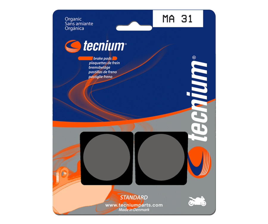 Plaquettes de frein TECNIUM route organique - MA31