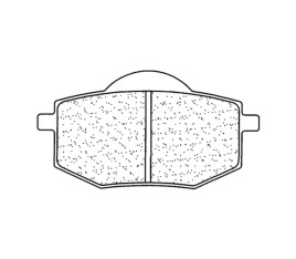 Plaquettes de frein CL BRAKES route métal fritté - 2392A3+