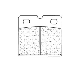 Plaquettes de frein CL BRAKES route métal fritté - 2258A3+