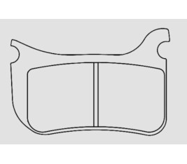 Plaquettes de frein BERINGER Standard route/Sport métal fritté - KIT1200S