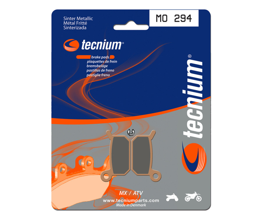 Plaquettes de frein TECNIUM MX/Quad métal fritté - MO294