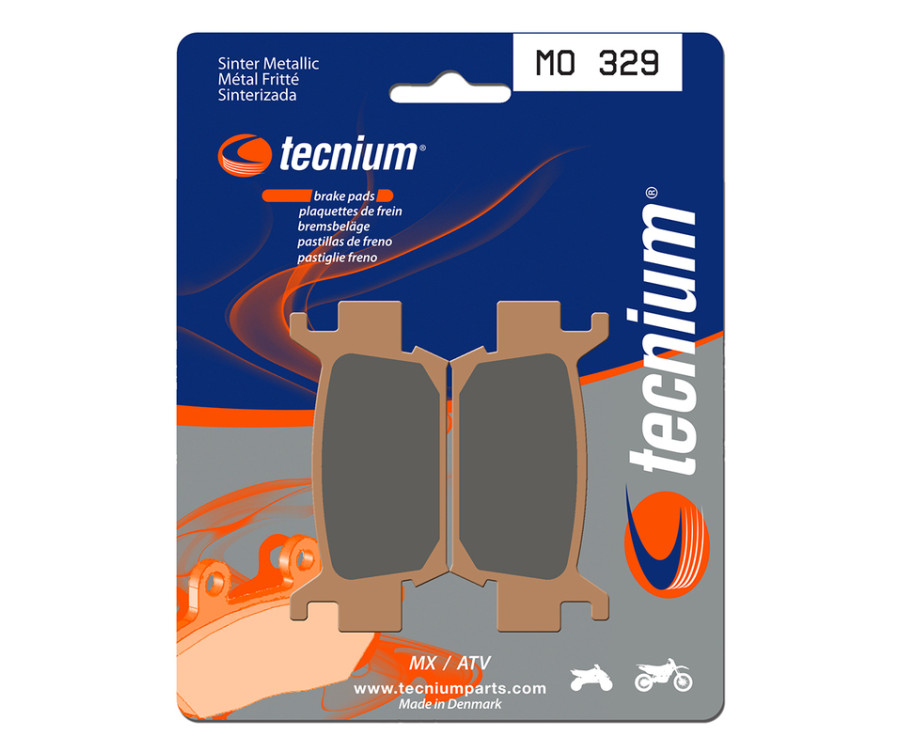 Plaquettes de frein TECNIUM MX/Quad métal fritté - MO329