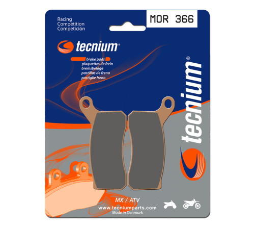 Plaquettes de frein TECNIUM Racing MX/Quad métal fritté - MOR366 - 1022998