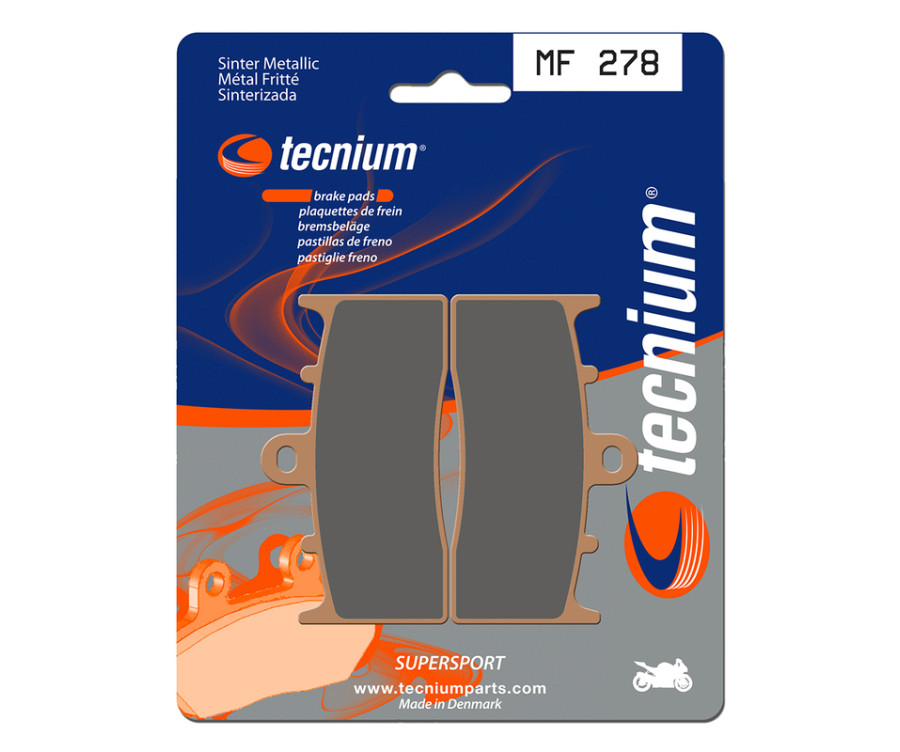 Plaquettes de frein TECNIUM Performance métal fritté - MF278