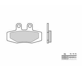 Plaquettes de frein BREMBO route carbone céramique - 07GR6407