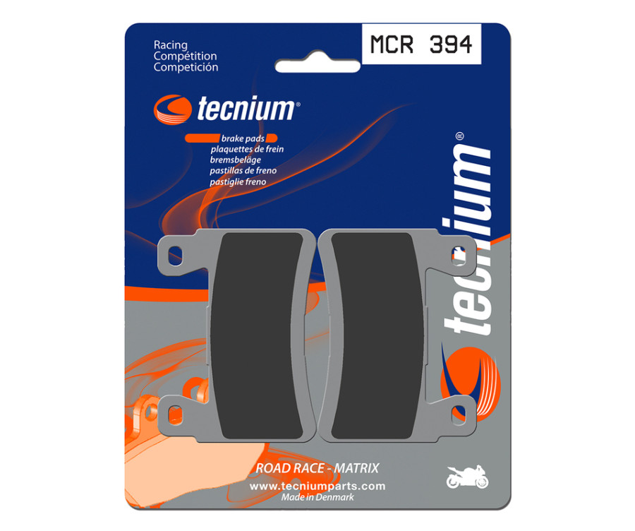 Plaquettes de frein TECNIUM Racing métal fritté carbone - MCR394