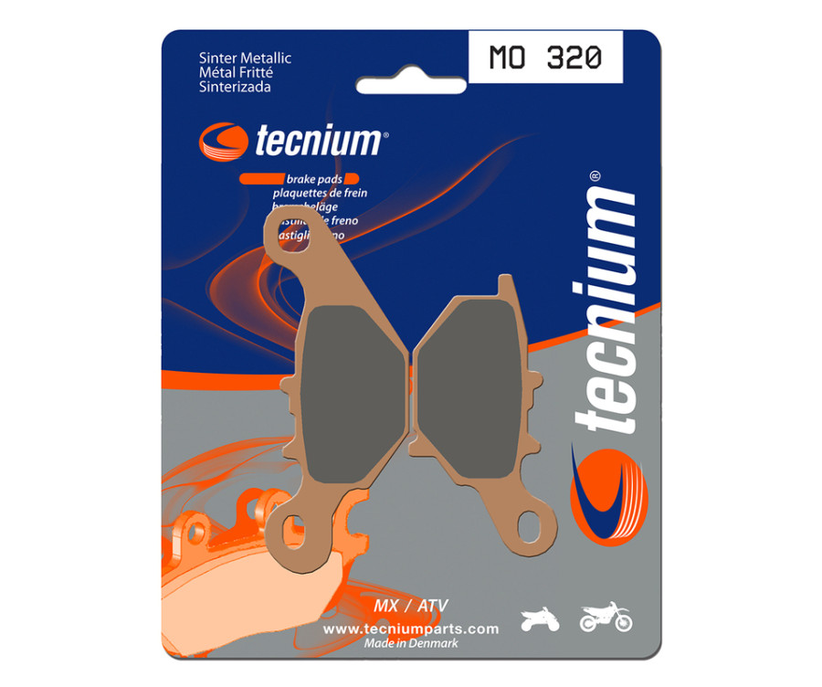 Plaquettes de frein TECNIUM MX/Quad métal fritté - MO320