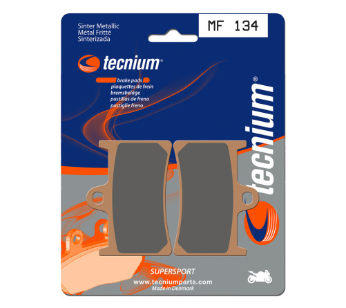 Plaquettes de frein TECNIUM Performance métal fritté - MF134 - 1022726