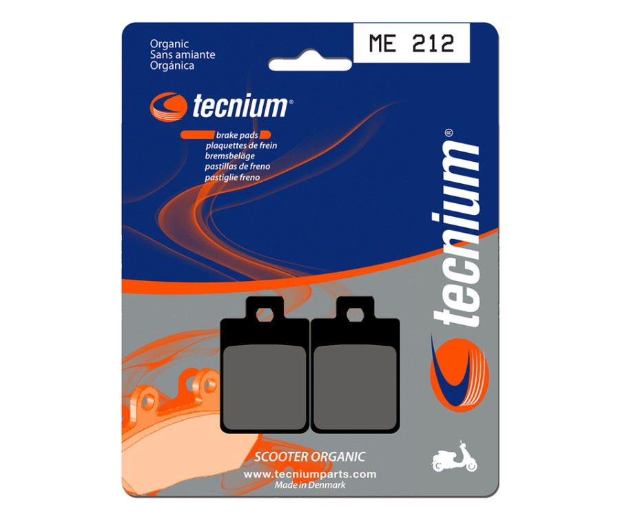 Plaquettes de frein TECNIUM Scooter organique - ME212