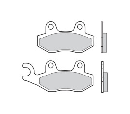 Plaquettes de frein BREMBO Scooter métal fritté - 07076XS