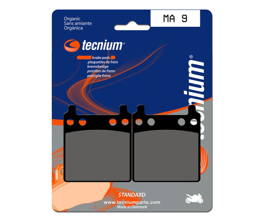 Plaquettes de frein TECNIUM route organique - MA9