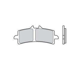 Plaquettes de frein BREMBO route/sport métal fritté - 07BB37SR