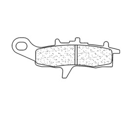 Plaquettes de frein CL BRAKES Quad métal fritté - 1141ATV1 - 1034705