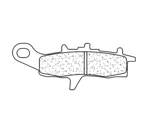 Plaquettes de frein CL BRAKES Quad métal fritté - 1141ATV1 - 1034705